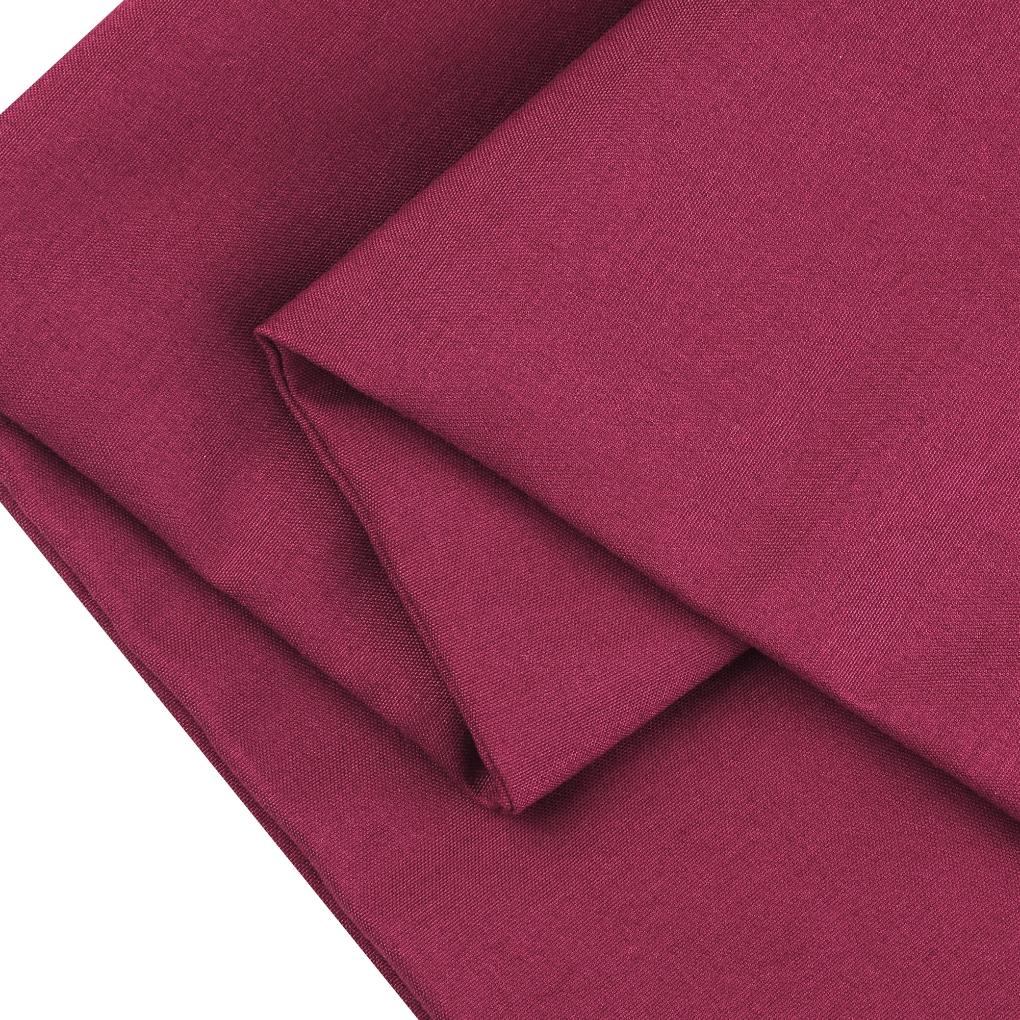 Unique Bargains Solid Color Envelope Closure Pillowcase (2 Count) Wine Red Queen