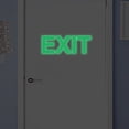 thumbnail image 4 of EXIT Sign Noctilucence Luminous Wall Sticker Decal Emergency Door Gate Safety Sign (6.5 x 19cm), 4 of 6