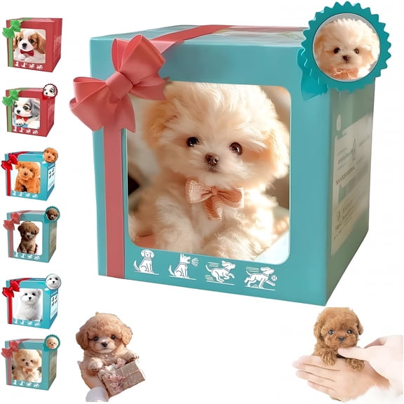 CYFW Robot Puppy, Robot Dogs That Act Like Real Dogs, Realistic Robot Puppy, Can Walk, Bark Wag Its Tail, Interactive Lifelike Pet for Children Adults