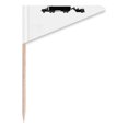 thumbnail image 1 of Cure-Dents de Transport de Véhicule Fonctionnel Triangle Toppers de Cupcake Drapeau, 1 of 3
