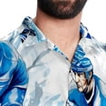 thumbnail image 5 of Ice Hockey Men's Short Sleeve Hawaiian Shirt, Casual Printed Button Down Beach Tops for Summer, Spread Collar Mens Shirts Unisex, 5 of 6