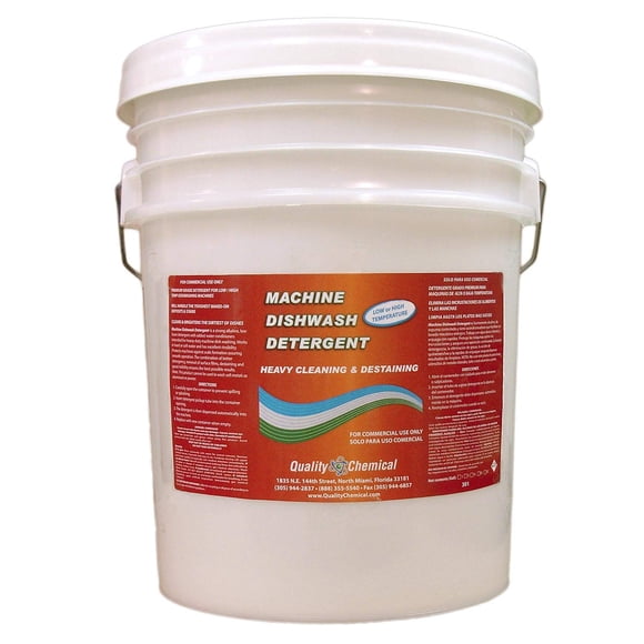 Detergente para lavavajillas Quality Chemical Heavy Duty, 5 L (640 ml)