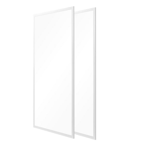 KFFKFF 2x4 FT LED Flat Panel Light, 7800 LM, Flush Mount Ceiling Lighting Fixture with Adjustable Color Temperatures 4000K/5000K/6000K, 30W/40W/50W, 0-10V Dimmable, Slim Design for Residential