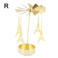 thumbnail image 1 of Golden Hot Rotating Candle Holder Christmas Revolving Metal Transit Home Windmill Decoration Lantern R0P2, 1 of 9