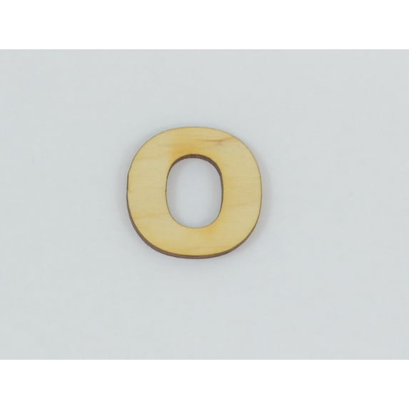 1 Pc, 5 Inch X 1/4 Inch Thick Wood Letters O In The Arial Font For Craft Project & Different Decor