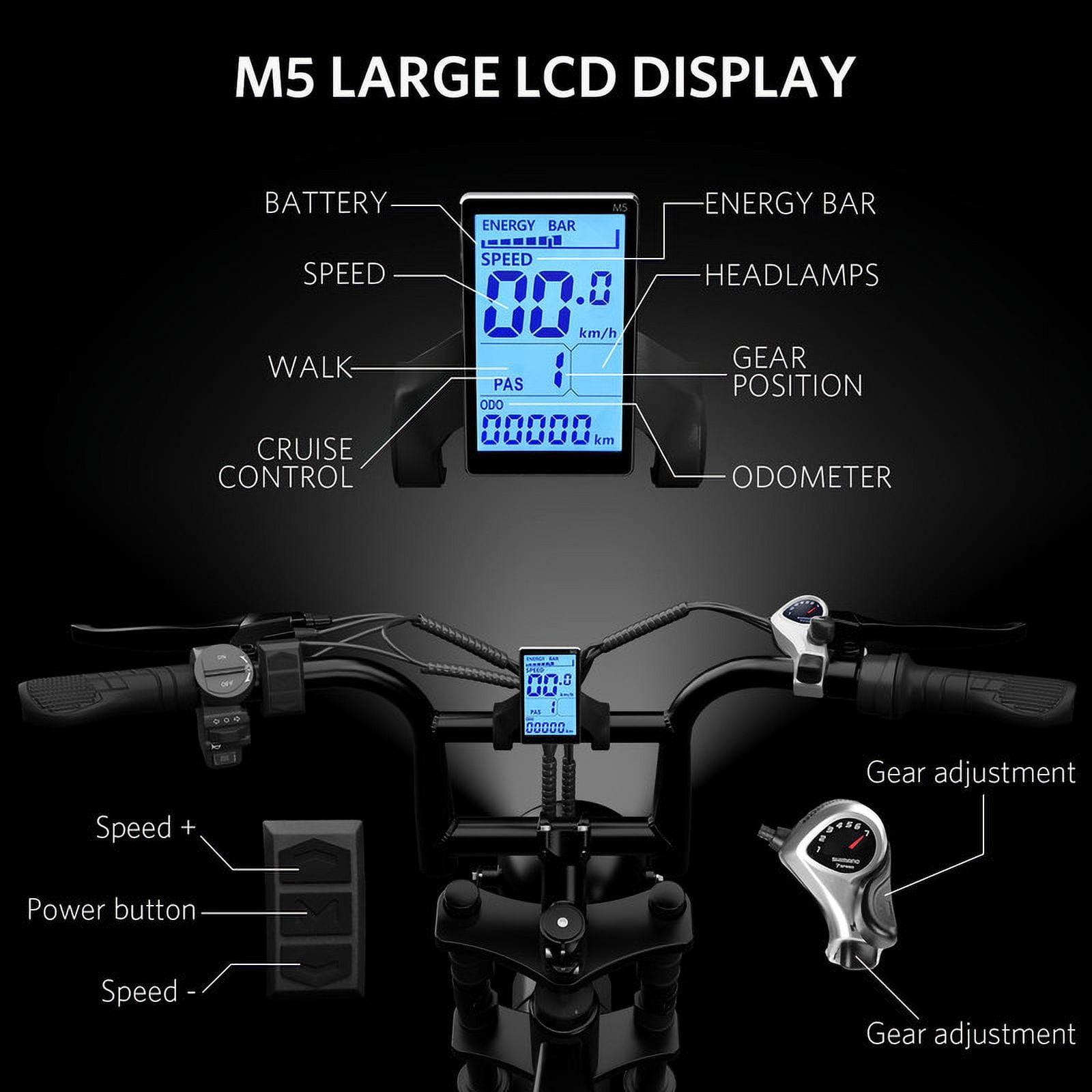 Hipatoo Electric Bike for Adults, 20