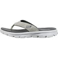 thumbnail image 2 of Skechers Women's Go Walk Move Solstice Thong Sandal White/Grey 8, 2 of 4