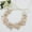 Gold, variant on Wedding Headband Bridal Headpiece Flower Design With Genuine Freshwater Pearls And Ribbons Hair Accessories For Bride (Rose Gold)
