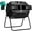 Black, variant on VIVOSUN Outdoor Tumbling Composter Dual Rotating Batch Compost Bin, 43 Gallon Orange Door