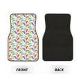 thumbnail image 2 of Disketp Colored Armadillos for Crystal Velvet Car Mats Four-Piece Set,All-Season Automotive Protection, Vehicles, Cars, Trucks, and SUVs,Anti-Slip Design, 2 of 7