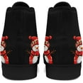 thumbnail image 4 of Coolcustomize Christmas High-Top Sneakers for Womens Girls,Holiday-Themed Canvas Shoes Comfortable Casul high Tops,Xmas Gift, 4 of 7