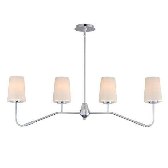 12697WTPC Maxim Lighting Durham - 4 Light Linear Pendant-12.25 Inch Tall and 4.75 Inch Wide-Polished Chrome Finish
