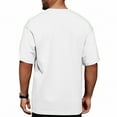 thumbnail image 4 of Men's Heavyweight Short Sleeve Crew Neck T-Shirt, Loose Fit Breathable Summer Half Sleeve Tee, Not See Through Opaque Casual Top for Everyday Wear and Outdoor Activities, 4 of 4