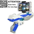 thumbnail image 6 of AR Blaster Toys, Virtual Shooting Battle, Play Video Games, 360°Augmented Reality Video Game with Bluetooth 4.2, Blasters Toy Controller for iPhone & Android Phones, Birthday Xmas Gifts, 6 of 11