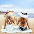 thumbnail image 2 of Orme, E. Anthony 15x15 White Modern Wood Framed Museum Art Print Titled - Ladies with Lemonade, 2 of 4