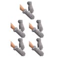 thumbnail image 3 of Jumpingount Guantes de invierno para mantener el calor, estilo Simple, cubierta de mano, pantalla táctil, guante para mujer, accesorio de ropa, Type2 NO2, 3 of 6