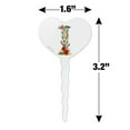 thumbnail image 6 of Letter I Floral Monogram Initial Heart Love Cupcake Picks Toppers Decoration Set of 6, 6 of 7