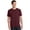 Athletic Maroon, variant on Port & Company Men's Core Cotton T-Shirt PC54