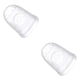 thumbnail image 1 of Inteprter Protectores de silicona para dedos de guitarra, protectores antideslizantes para ukelele, ahuecados, transparentes, hipoalergénicos, Type14 NO14, 1 of 6