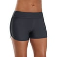 thumbnail image 3 of Budget Chic Women Swimsuit Bottom Tummy Control Swimming Shorts Solid Swim Trunks, 3 of 7
