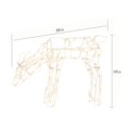 thumbnail image 5 of Indoor/Outdoor Light-Up Feeding Doe Christmas Decoration with 70 LED Lights, Warm White, 28", by Holiday Time, 5 of 6