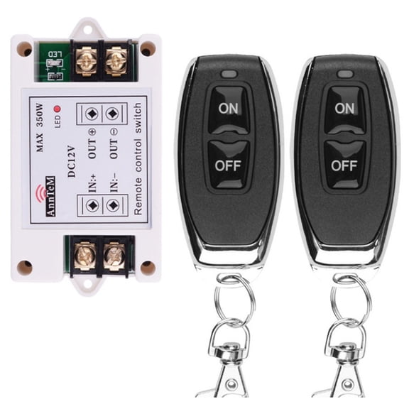 Wireless Remote Switch 40A Relay For Control Of For Household Appliances Pumps And Lights 12V Signal Transmission