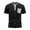 Black, variant on Men's Everyday Wear Tee for Casual Breathable Blend with Classic Crewneck and Modern Fit Lightweight Comfort for Summer Casual Wear Men's Loose Fit Shirts