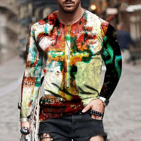 MAIISO Chemises à col Montant décontracté pour Hommes Chemises à Manches  Longues Chemise imprimée en 3D de Notes de Musique Chemisier à Boutons  spéciaux T Shirt Confortable pour l'extérieur : : Mode