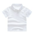 thumbnail image 2 of Fjofpr Girls Clothes Clearance under $5.00 Girls Clothes Size 7 Clearance under $5 Children's Summer Solid Color Short-sleeved Top Men's And Women's Big Children's Solid Color T-shirt（2-8 Years）, 2 of 2