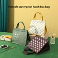 thumbnail image 4 of Bento Insulated Bag Heat Retention Zipper Closure High Capacity Cold Preservation Leakproof Lining Keep Warm Thicken Bento Handbag Lunch Box Insulated Organizer Picnic Tool, 4 of 12