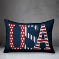 thumbnail image 2 of Creative Products Multi Pattern USA 14x20 Indoor / Outdoor Pillow, 2 of 2