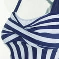 thumbnail image 6 of Women's Underwire Tankini Swimsuit - Twist V Neck Flowy Bathing Suit Top Only, No Bottom, 6 of 9