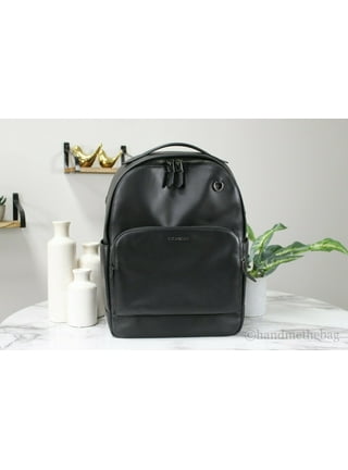 Coach mens backpack discount leather