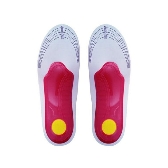 1 Pair New Pain Flat Feet Back Heel Orthotic Insoles Support Plantar Fasciitis Insoles Arch Support Insoles -35-40