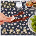 thumbnail image 6 of Pioneer Flower Floral Print Pattern Round Tablecloth 60 X 60 Inch, Wrinkle Resistant Wipeable Table Cloth for Kitchen Dining Picnic Patio Party, 6 of 6