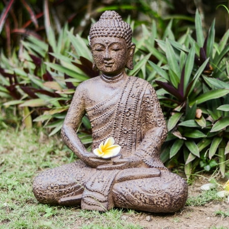 My Spirit Garden Volcanic Ash Blossom Buddha Statue - Walmart.com My Spirit Garden Volcanic Ash Blossom Buddha Statue - Walmart.com