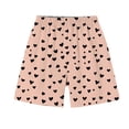 thumbnail image 4 of Kids Girls Fashion Cute Print Loose Short Sleeve Top Shorts Set Homewear Set, 4 of 8