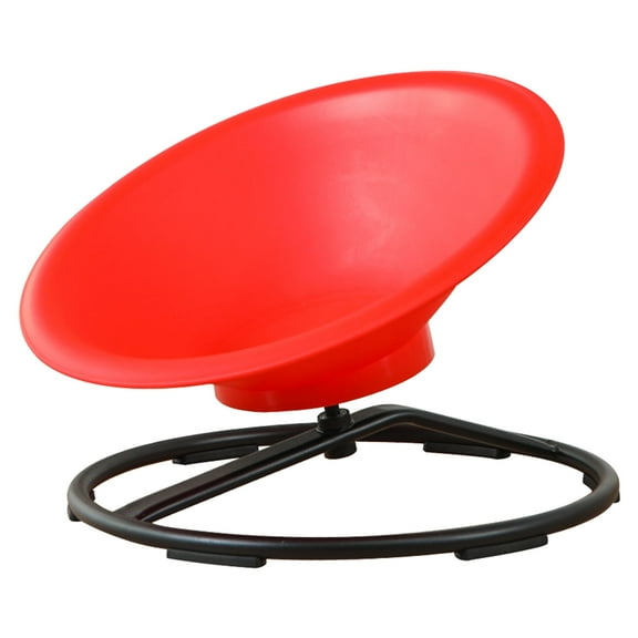 Sensory Spinning Chair for Kids, Non-Slip Base Kids Swivel Chair, Suitable for Kids Aged 2 to Training Physical Coordination, Spinning Chair for Autistic Kids, Improving Autism Sensory Chair-Red