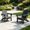 Grey - 2 Chairs, variant on AUU Set of 2 Adjustable Folding HDPE Adirondack Chairs with Cup & Phone Holders – 3-Position Reclining All-Weather Outdoor Patio Seating for Lawn, Deck, or Poolside