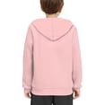 thumbnail image 2 of Suhoaziia Teen Girls Hoodies Size 8-10 Kawaii Pink Cartoon Hedgehog Mushroom Graphic Tops Durable Long Sleeve Streetwear with Pocket, 2 of 7