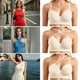 thumbnail image 2 of Brasier Tela de Mantequilla Tela de Mantequilla Sujetador Deportivo Cómodo y Transparente para Mujer, sin Cordones, sin Espalda, sin Esponja y con Tirantes convertibles Grande, 2 of 7
