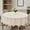 Beige-M, variant on PVC Rectangular Tablecloth, 51x51in, Waterproof & Easy Clean Dining Table Cover for Parties, Picnics, Dinner, 3 Sizes Available