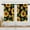 Autumn Sunflower Sun, variant on Beach Sea Shells Ocean Kitchen Curtains, Summer Starfish Tropical Short Window Curtains Set of 2, Window Treatment Tier Curtains for Kitchen Over Sink Bathroom Dining Room Decor (26x36 Inch)