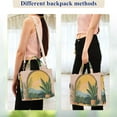 thumbnail image 4 of FORMRS Womens Corduroy Tote Bag Crossbody Shoulder Handbag with Pocket, Boho Plants, 4 of 7