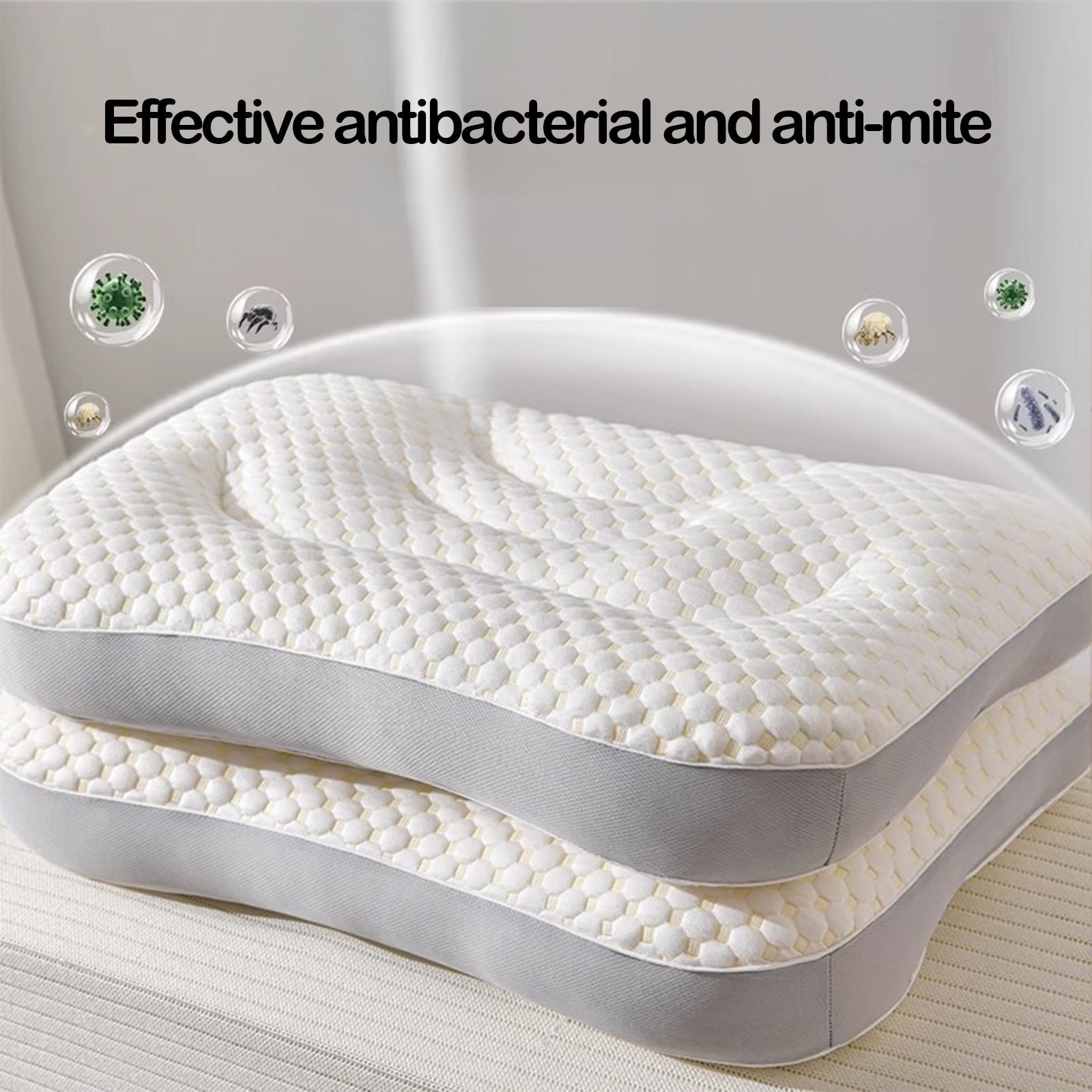 Bdday Pregnancy Pillow Memory Foam Ice Feeling Pillow Knitted Cotton Pillow Suitable for Home Hotel Etc. Bed Pillows Decorative