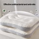thumbnail image 5 of Almohada de espuma con sensación de hielo | Soporte de refrigeración, alta resistencia | Punto de poliéster transpirable, relleno de fibra reciclada natural, blanco | 67x30x7cm | Lavable a máquina, 5 of 9