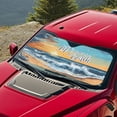 thumbnail image 3 of KUIFORTI Black Cat Windshield Sunshade Block Heat and Sun UV Rays, Foldable Front Windshield Sun Shade, Sun Visor for Car- Keeps Your Vehicle Cool, 66.53×34.44 Inch, 3 of 6