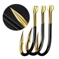 thumbnail image 4 of SPRING PARK 10Pcs Iron Barbed Outdoor Fishing Hooks Bait Holder Fish Tackle Accessories, 4 of 7