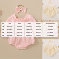 thumbnail image 3 of KPOPLK Preemie Newborn Baby Girl Clothes Fall Square Neck Onesies Solid Bubble Romper Infant Winter Outfits Jumpsuit(12-18 Months,Beige), 3 of 9