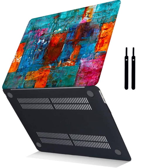 Protective Case Hard Cover Only for MacBook Pro 14" 2023 - 2021 A2442 & A2779 Cable Tie, Painting A 0567